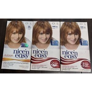 3 CLAIROL NICE N Easy 8WR Natural Reddish Blonde Discontinued Formula Hair Dye